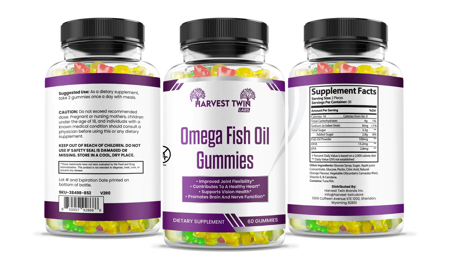 Omega Fish Oil Gummies image 1, premium omega fish oil gummies from Jen Gear Pro