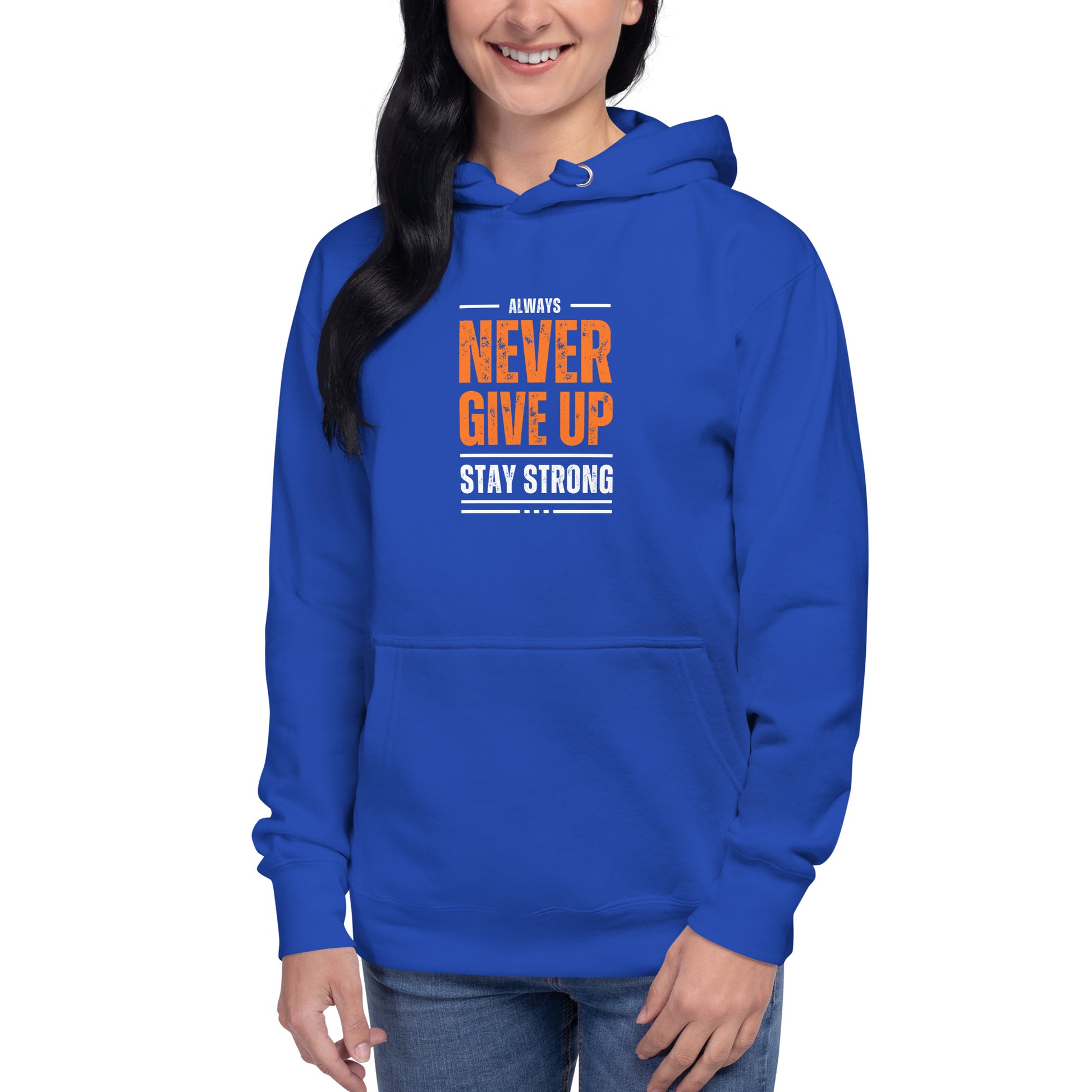 Unisex Hoodie front view, premium unisex hoodie from Jen Gear Pro