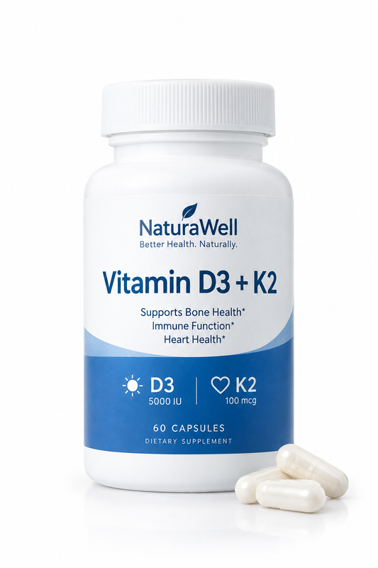 Vitamin D3 + K2 (MK-7) Supplement